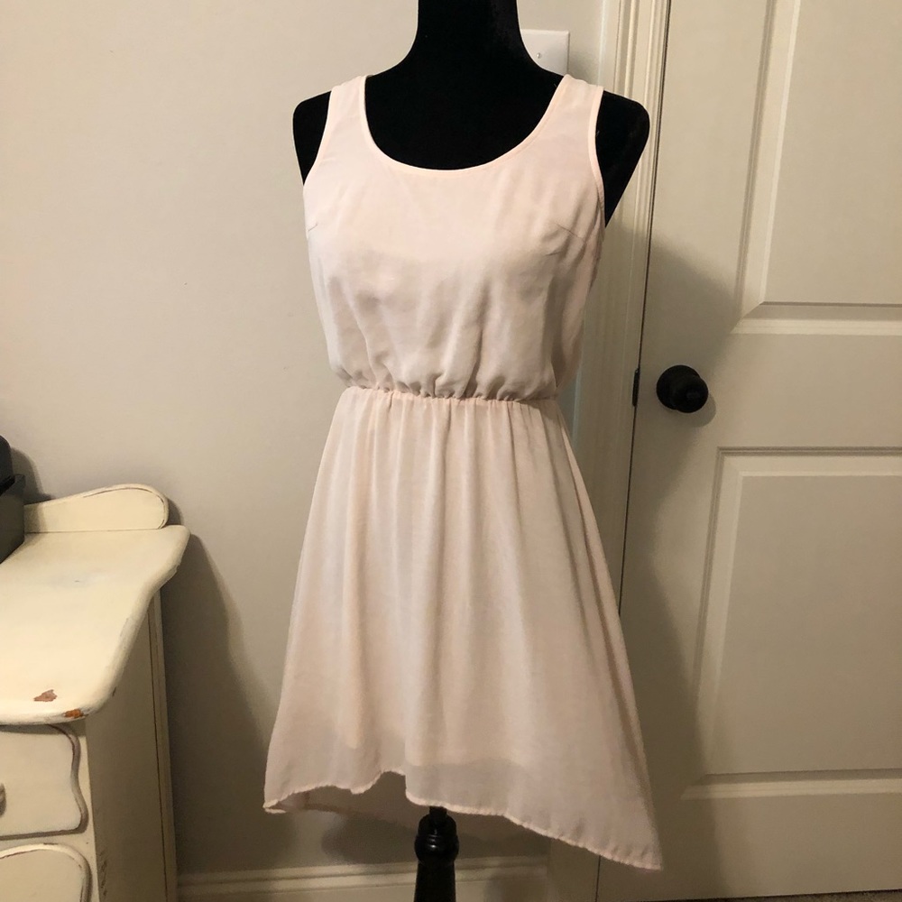 Doe + Rae ModCloth High Low dress with lace - Picture 3 of 11